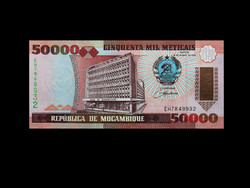 UNC - 50 000 METICAIS - MOZAMBIK - 1993 Ritkaság!