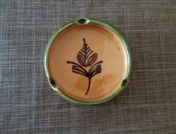 Folk ceramic ashtray ashtray marked