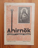 A Hirnök - szerk.: P.Trefán Leonárd - XXVIII. évf. 13-14. szám Cluj-Kolozsvár, 1931. július 1.