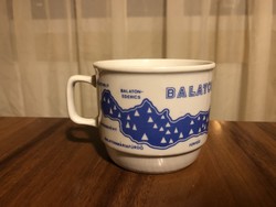 Balaton ritka Zsolnay kakaós bögre