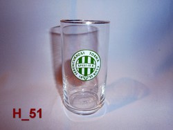 Nagyon régi FTC, Fradi, Ferencváros üveg pohár