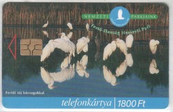 Magyar telefonkártya 0341  1999 Fertő-Hansági nemzeti park   50.000  Db-os