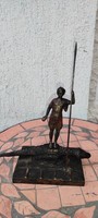 Sàrkányölő Szent György Bronz szobor,sàrkàny làndzsa,