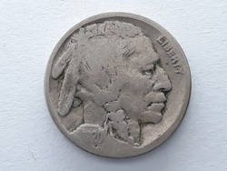 USA 5 cent 1920 - USA Buffalo Nickel, bölényes 5 cents érme eladó
