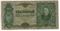 10 pengő 1929 eredeti tartás 1.