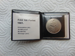 FAO 100 forint 1981