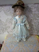 Doll with antique porcelain head.