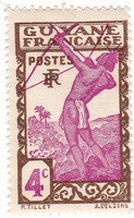  Francia Guyana forgalmi bélyeg 1929