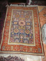Old, guaranteed handmade Persian carpet from the Caucasus in good condition, 155*100 cm. 1970 Surroundings