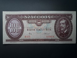 100 Forint 1984 - Hajtott szép állapotú retró bankjegy - Piros papír száz ft papírpénz eladó