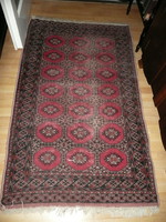 Antique guaranteed hand-knotted Persian rug, Bokhara-Pakistan circa 1940-50