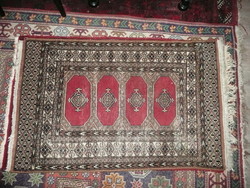 Guaranteed hand-knotted antique Persian rug, Bokhara-Pakistan circa 1950