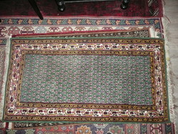 Guaranteed hand-knotted, old thick Persian rug, boteh - cashmere circa 1970