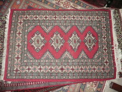 Antique guaranteed hand-knotted Persian carpet Bokhara - Pakistan circa 1950-60