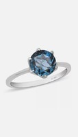 Ring in silver 925 london blue topaz