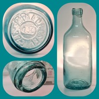 "Parádi csevicze 0.5 L" halványkék ásványvizes üveg (1512)