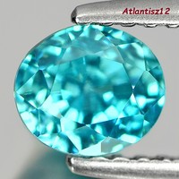Charming! Real, 100% product. Ocean blue zircon gemstone 1.44ct (if)!!! Its value: HUF 64,800!