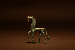Görög ló szobor (bronz)