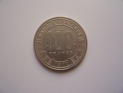 Kongó - Kongói Népköztársaság 100  Francs 1972  RR  igazi gyűjtői csemege!