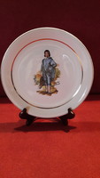 Festmény reprodukciós angol porcelán tányér