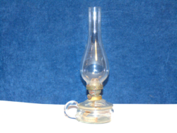 Antik üveg sétáló petróleum lámpa