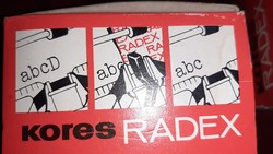 Retro Kores Radex 24 darabos bontatlan doboz