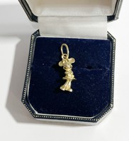 Very unique minnie mouse gold pendant-14k