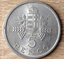 5 Pengő 1945 BP.