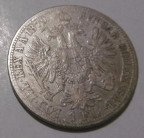 Ezüst 1 Florin 1879 Ferenc József  T1-2