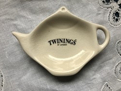 Régi fajansz tea filter tartó Twinings