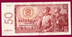 Külföldi bankjegy - - - Csehszlovákia, 1964  50 Korona