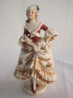 Altwien porcelán barokk hölgy