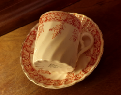 Antik fajansz csokládés kávés csésze Petrus Regout