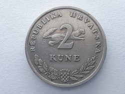 Horvátország 2 kuna 1993 - Horvát (Croatia) 2 kuna érme