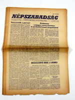 1973 február 23  /  NÉPSZABADSÁG  /  SZÜLETÉSNAPRA RÉGI EREDETI ÚJSÁG Ssz.:  5251