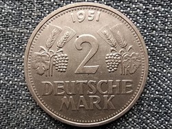 Németország NSZK (1949-1990) 2 Márka 1951 G (id43893)