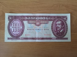 100 Forint 1989 - szép állapotú, ropogós