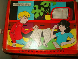 játék a betükkel Triál régi társasjáték szocreál trafik áru gyerek játék 80 s évekből KIÁRUSÍTÁS
