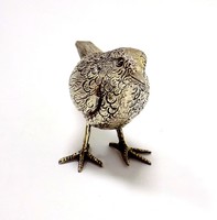 Ezüst madárka miniatűr figura (ZAL-R67592)