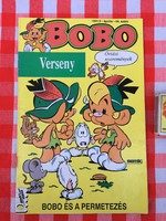 Bobo - Verseny - 1991 április - Régi újság képregény