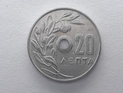 Görögország 20 Lepta 1971 - Görög 20 lepta külföldi érme