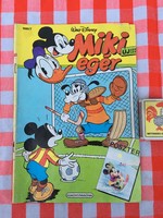 Miki Egér - Mickey Mouse - 1990 július - Régi újság képregény