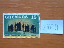 GRENADA 18 C 1977-es karibi cserkész Jamboree, Jamaica 156J