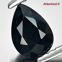 Extra curiosity! Real, 100% product. Australian sparkling black sapphire gemstone 0.88ct! Its value: HUF 61,600