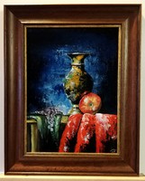 Cinnabar - still life ii (18 X 24, oil, in a new frame)