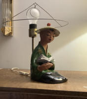 Aki kapja, marja! Wiener kunst kerámia art deco lámpa a 60-as évekből