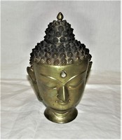 Indiai réz  Buddha fej