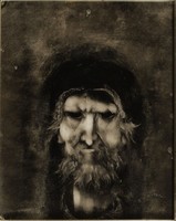 Szász Endre - Férfi porté 31 x 25 cm olaj, papír