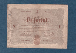 5 Forint 1848 Kossuth Bankó