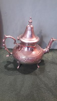 Ezüstözött arab teás kanna, kancsó